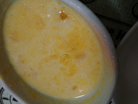 離乳食後期 かぼちゃコーンクリームスープ レシピ 作り方 By たくみ905 楽天レシピ